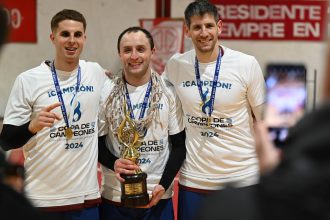 Biguá campeéon de la Copa de Campeones de Básquetbol.