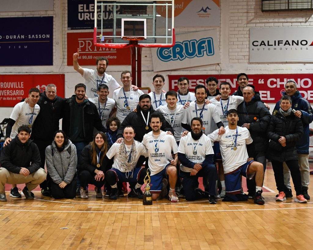 Biguá campeón de la Copa de Campeones de Básquetbol.