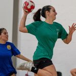 Layva en el Torneo de Handball femenino de la Liga Universitaria.